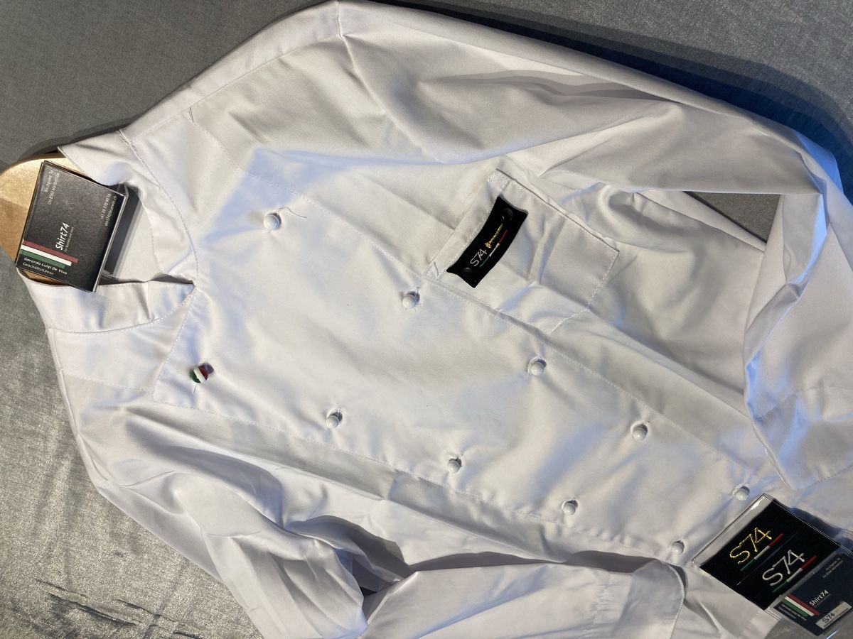 Jacken: Professionelle Kochjacke White size M – Neu und originalverpackt aus Märstetten von Shirt74 2