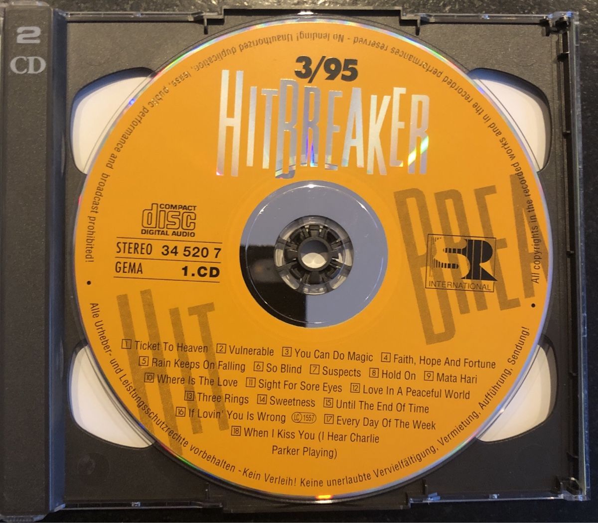 CD: 2CD Hitbreaker 3/95 Pop & Dance Klassiker 90er – Usato da Hinwil venduto da anj_w882 2