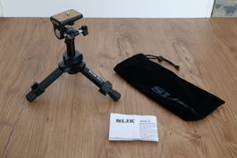 SLIK Stativ Kit Mini 8 - Mini-Stativ mit 2-Weg-Kopf