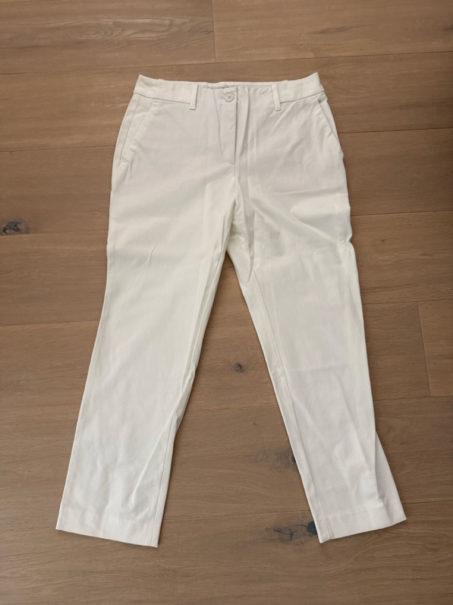 Marc Cain Pantaloni: Marc Cain Hose, weiss, Grösse N4 – Nuovo (secondo la descrizione) da Wittinsburg venduto da redrose296