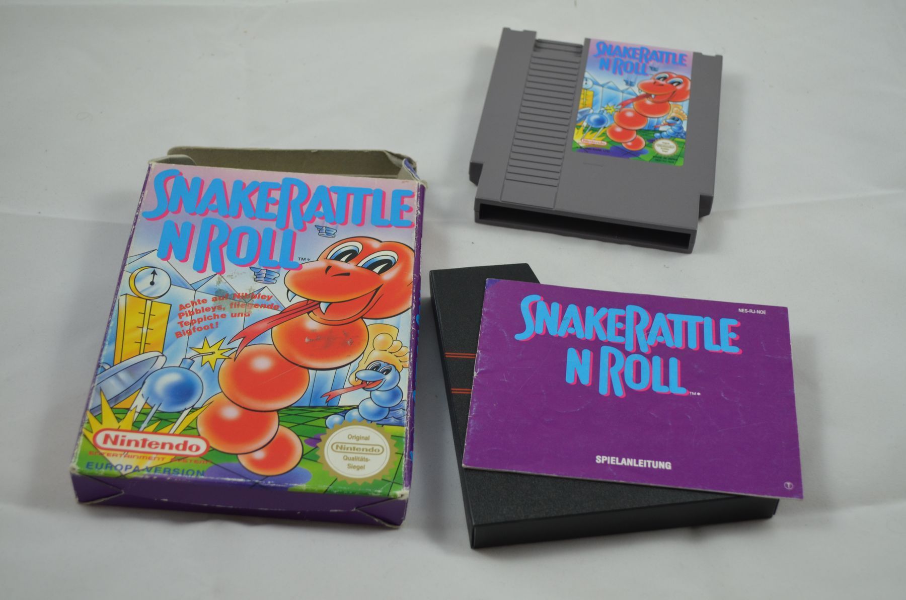 Spiele: Snake Rattle N Roll NES Spiel CIB – Gebraucht aus Buchs AG von SellAndBuyX