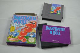 Snake Rattle N Roll NES Spiel CIB