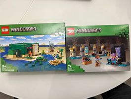 Lego Minecraft 21252 + 21254