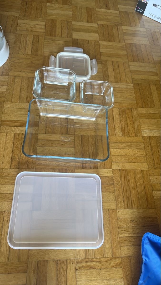 Bicchieri: Glasbehälter Set mit Deckel gebraucht – Usato da Zürich venduto da Miiiich__elle