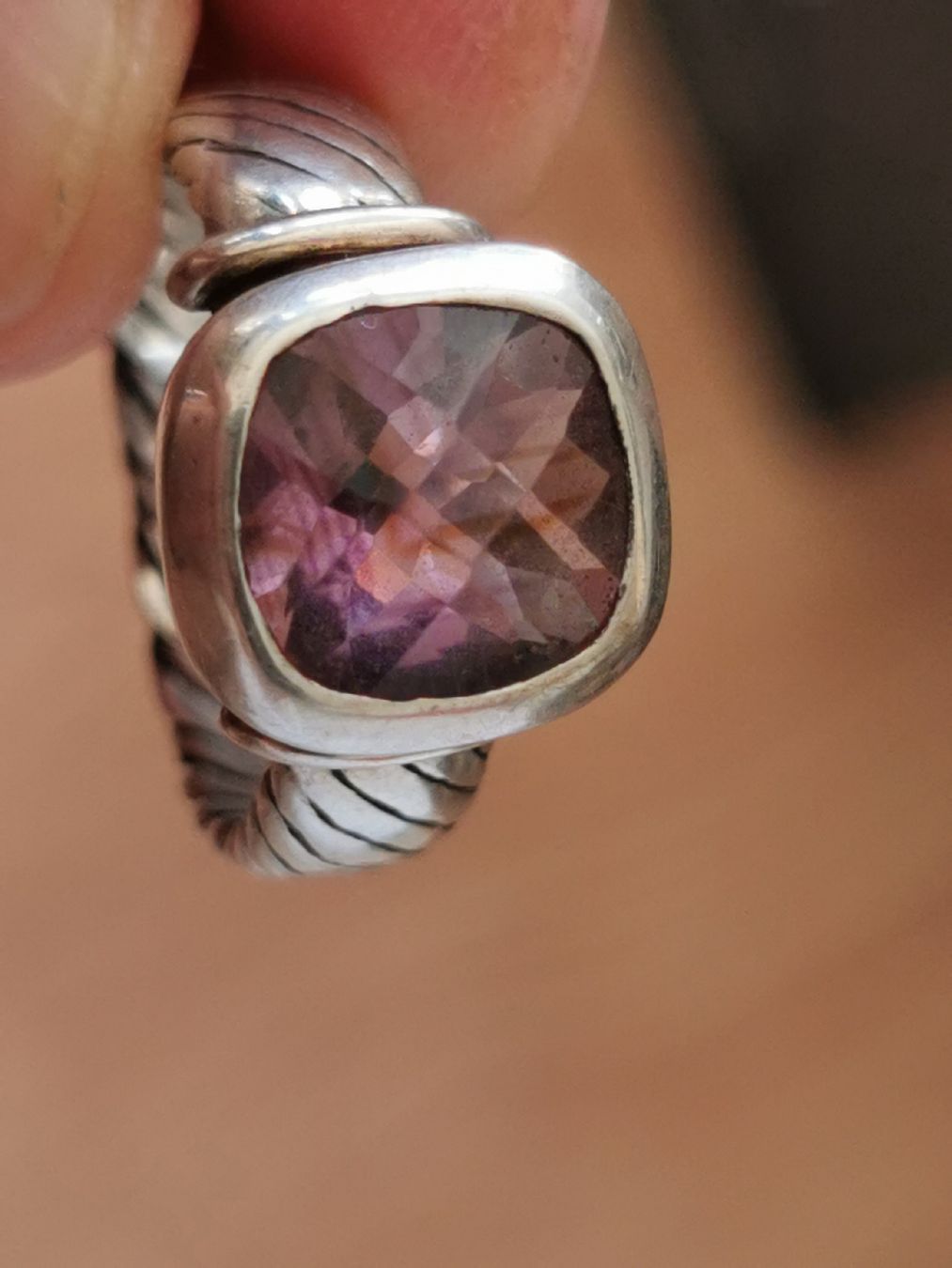 Bagues: Damen Silber Ring mit Amethyst  – Neuf (Voir description) à Schlieren par vlalif 3