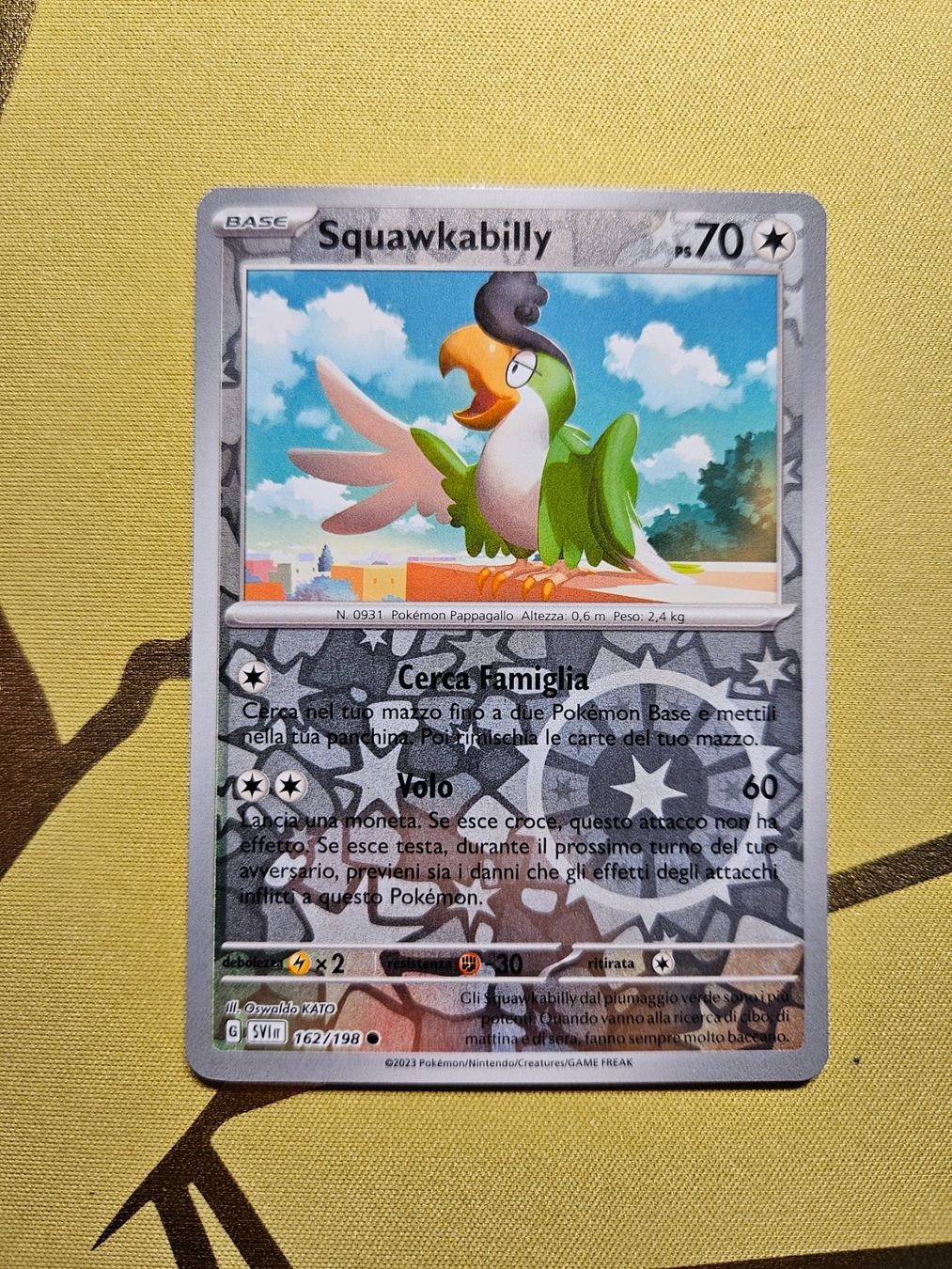 Pokémon Cartes à collectionner: Scarlet & Violet - Squawkabilly – D'occasion à Bellinzona par Pokemarco