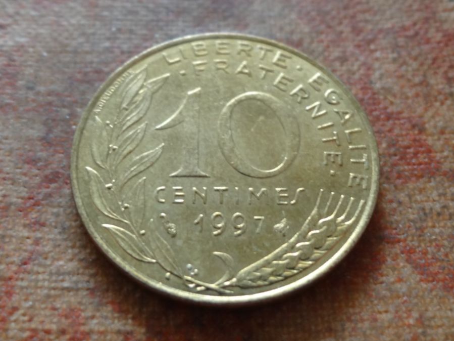 Tutti le monete: FRANCE  10 Centimes  1997  (P) – Usato da Romanel-sur-Lausanne venduto da Swift13