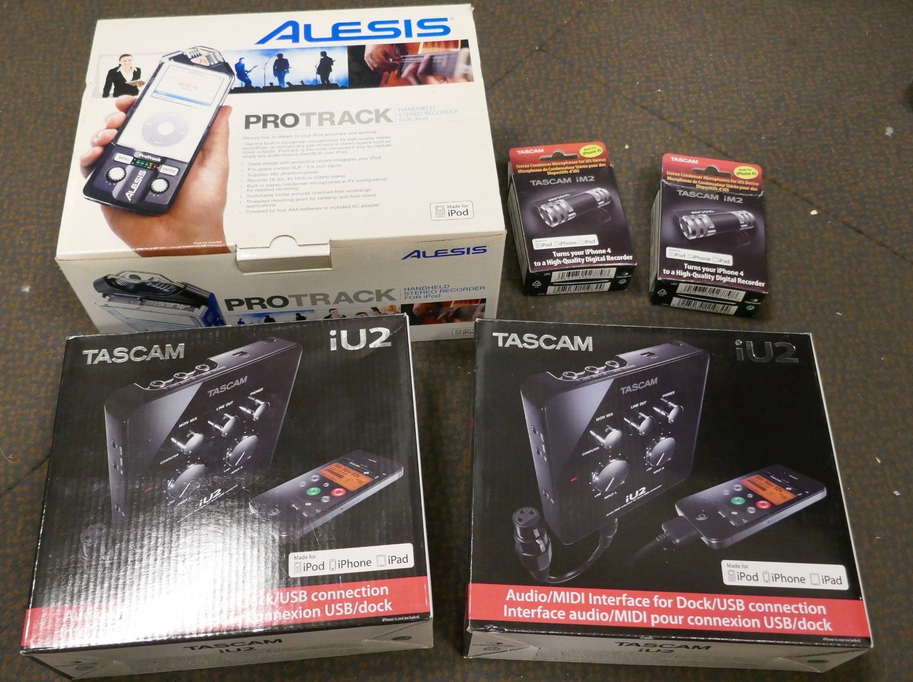 Alesis Registratori: Alesis ProTrack und Tascam iU2 Interfaces – Nuovo e nell'imballaggio originale da Wenslingen venduto da FairlightCMI