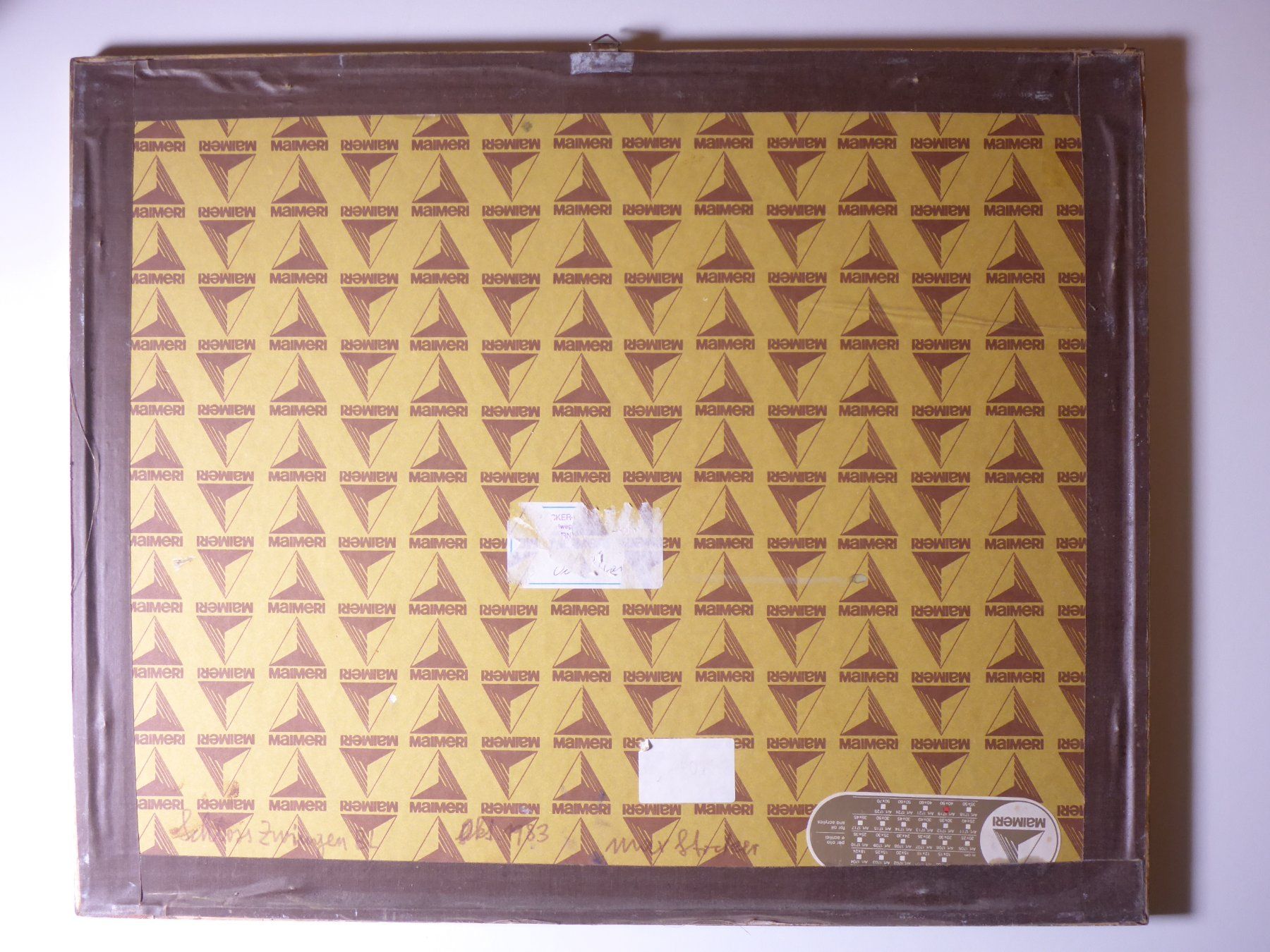 Gemälde: Ölbild Schloss Zwingen 1983 von Max Stocker – Gebraucht aus Erschwil von taglang 2