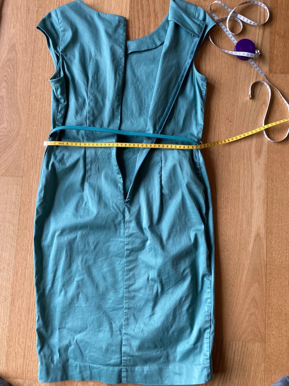 Vestiti: Sommer Kleid jade/grün Gr.36 Baumwolle – Usato da Stallikon venduto da dotka07 3