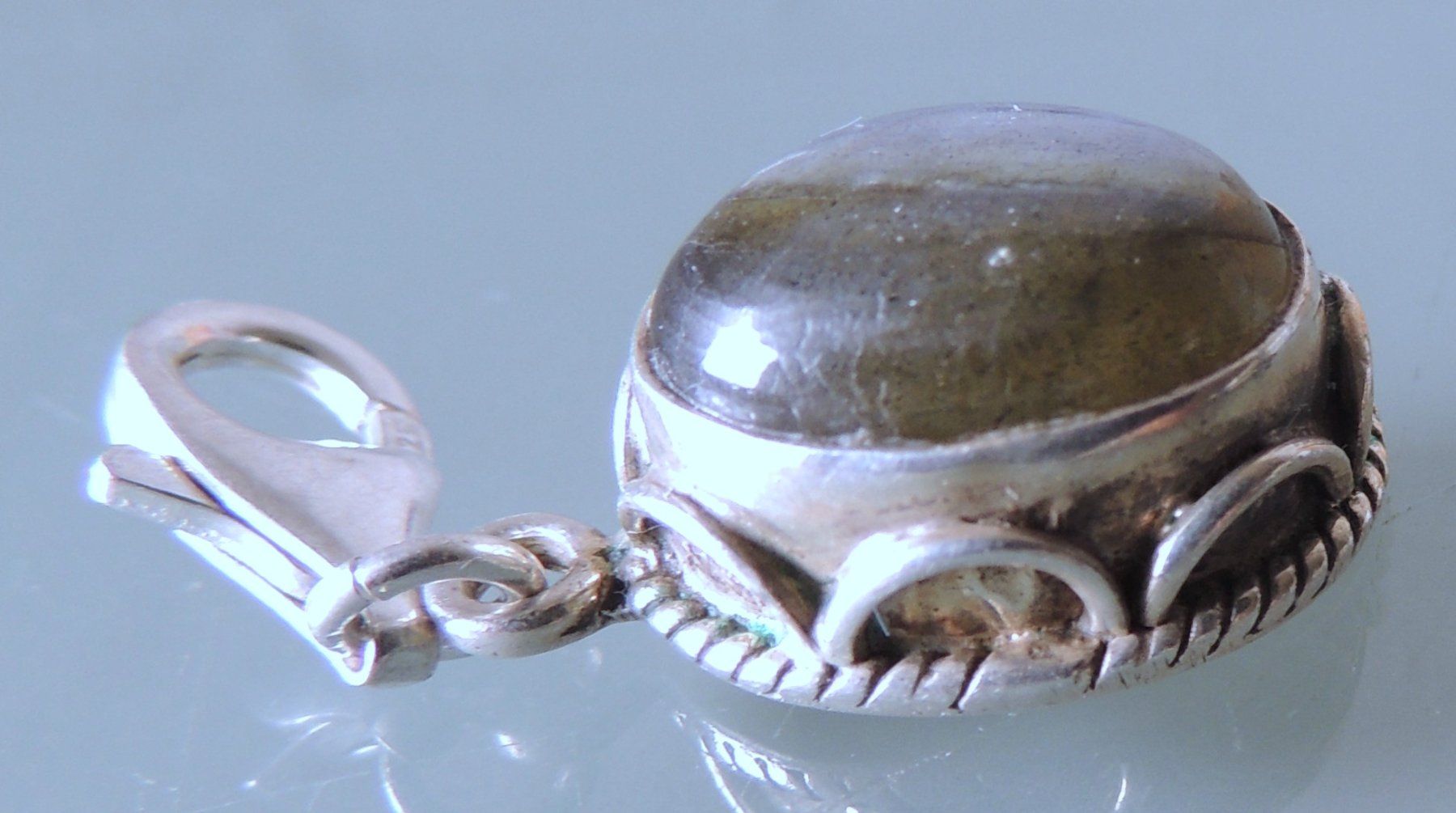 Ciondoli: Silber 925 Labradorit Anhänger – Usato da Waldenburg venduto da schaller707 5