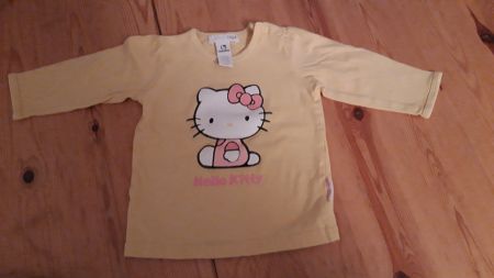 T-shirt Hello Kitty jaune H&M 74 fille