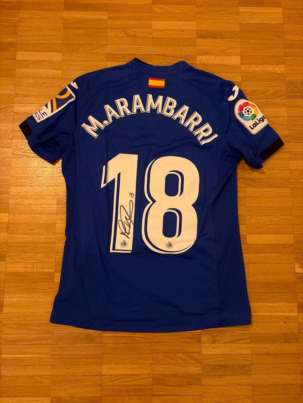 Canottiere & Pantaloni: Matchworn signed Getafe CF M. Arambarri with COA – Usato da Castione venduto da REER
