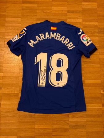 Matchworn signed Getafe CF M. Arambarri with COA