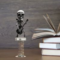 Skelett Gitarrist Wackelfigur - Deko Figur!
