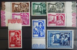 Belgien Kat. 648-655 **/* 1943 (Kat. 655 ist *)