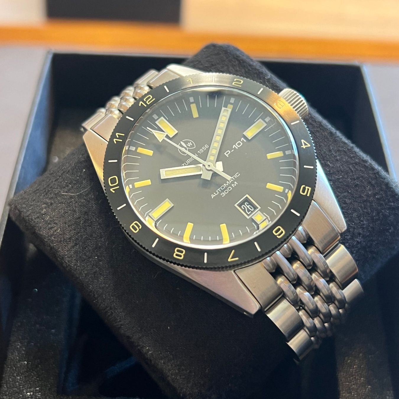 Orologi: Ollech & Wajs Automatic Date Full Set OW P-101S – Usato da Carouge GE venduto da Watchaser 7