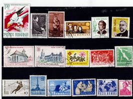 Briefmarken 36x Rumänien
