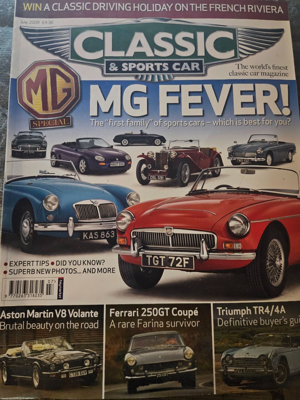 Aston Martin Sonstiges Fahrzeugzubehör: Sportscar 7/09 MG Ferrari 250 Ford Falcon Monaro Valiant xx – Gebraucht aus Flawil von sr1_f6st