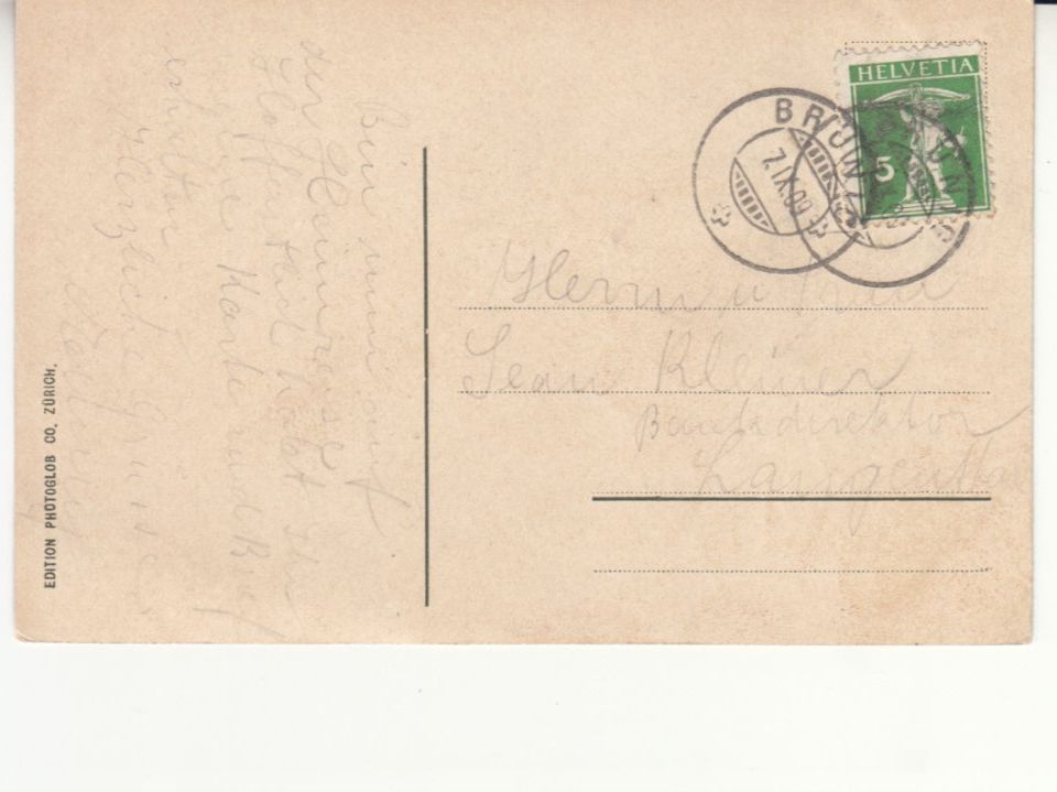 Cartoline postali: Lütschine Jungfrau 1909 – Usato da Bürglen TG venduto da StampGraf 1