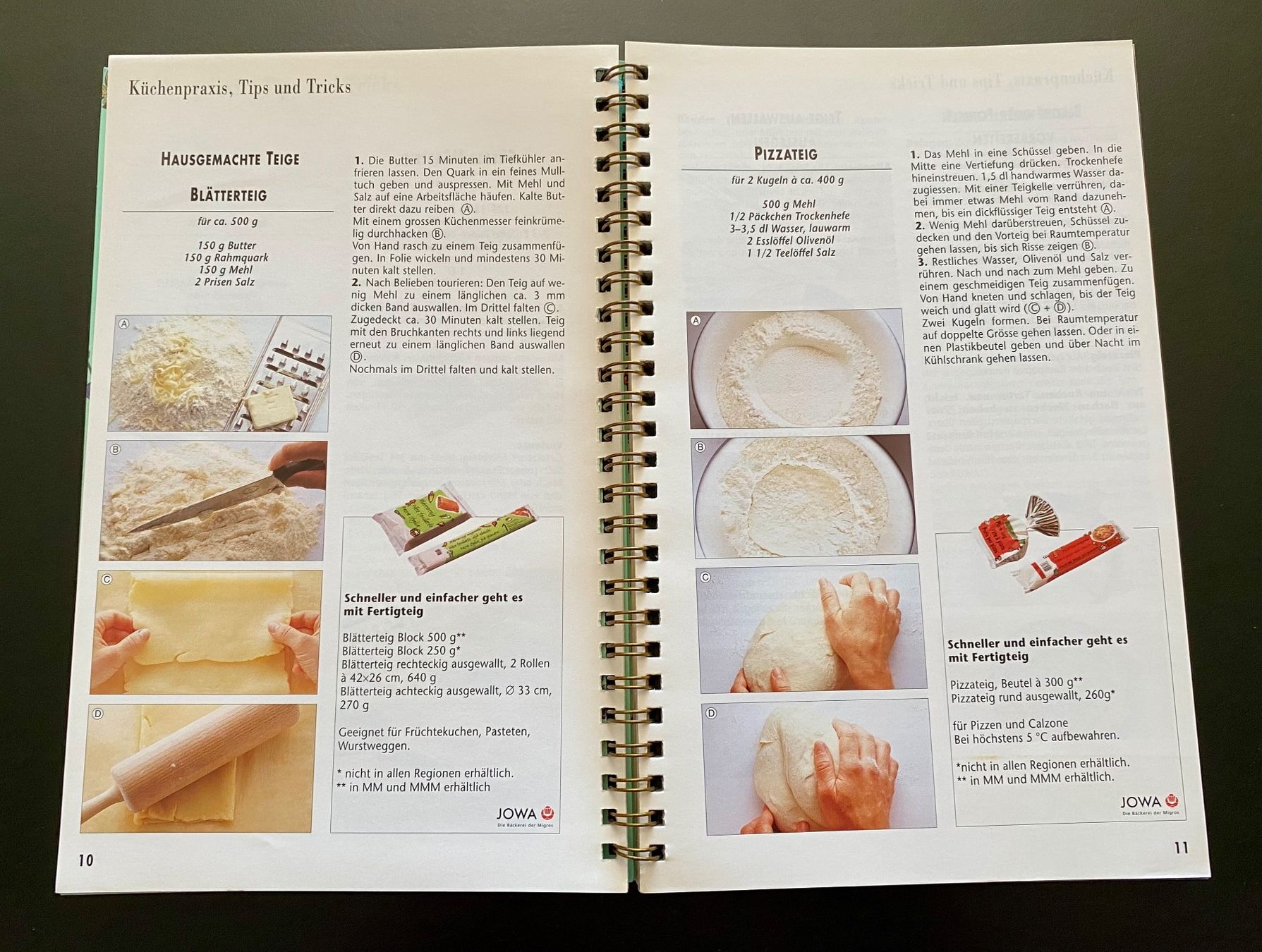 Libri: Backen mit Fertigteig / süss und pikant – Usato da Nussbaumen AG venduto da schuba2000 7
