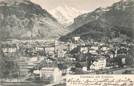 Interlaken BE Panorama mit Jungfrau