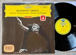Beethoven Karajan Symph. Nr.3 Eroica Red Stereo LP GEWASCHEN