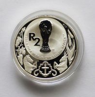 1oz Feinsilber, SOUTH AFRICA 2Rand 2010, FIFA Worldcup proof