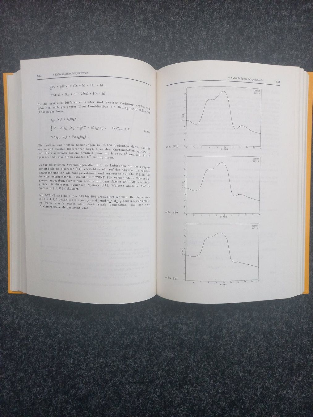 Libri: Buch: Eindimensionale Spline-Interpolations-Algorithmen – Usato da Wiesendangen venduto da 27viper27 1