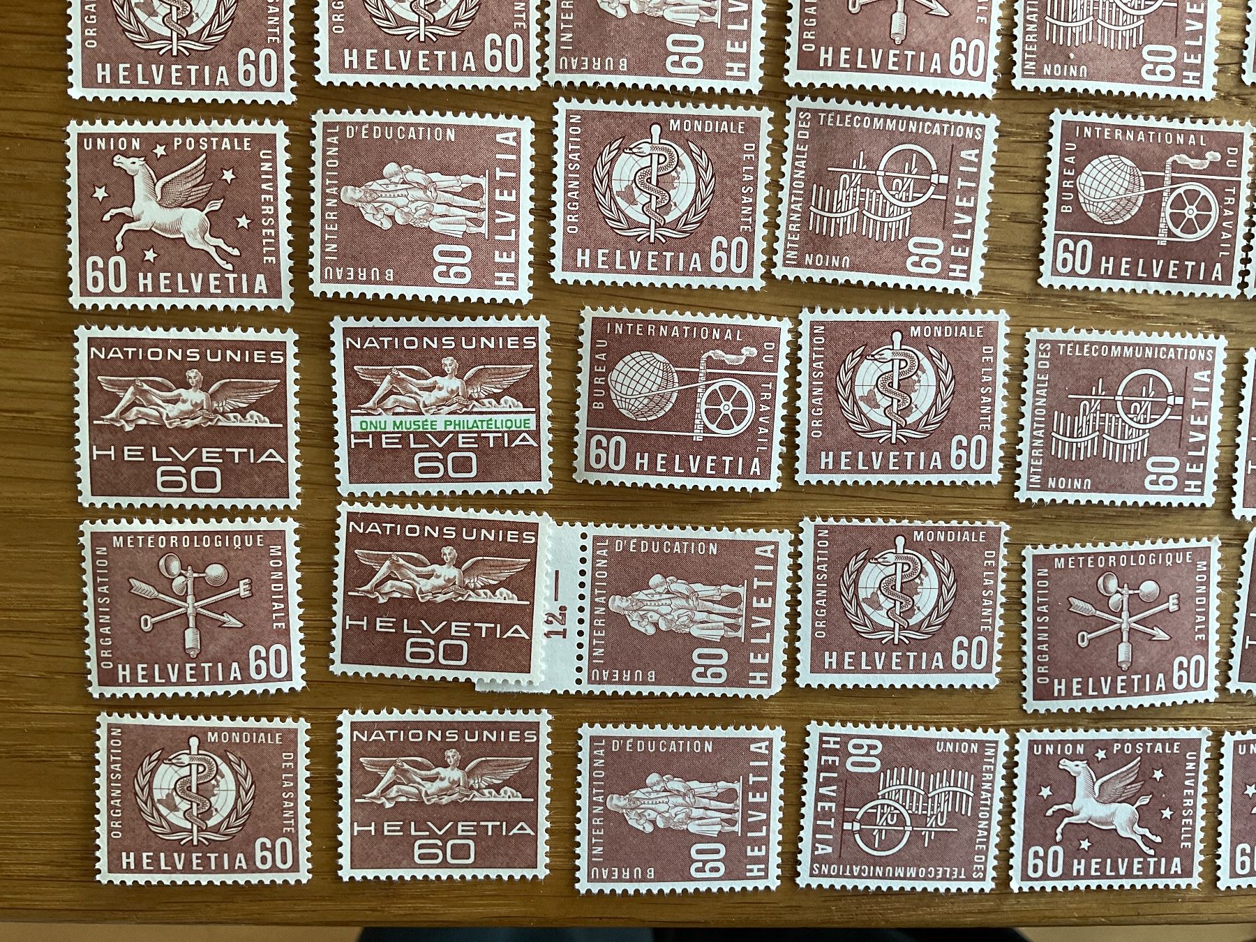 Tutti i francobolli: 60Fr Ämter Frankaturware ungestempelt postfrisch Sammlung – Nuovo (secondo la descrizione) da Wil SG venduto da Chefsugus 3