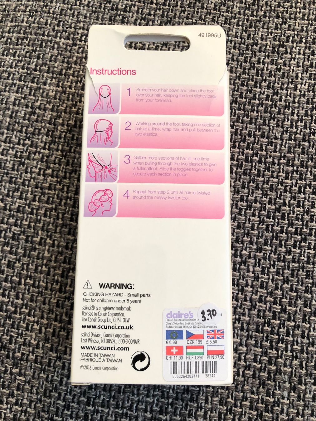 Accessori per capelli: Messy twist, scünci, neu – Nuovo (secondo la descrizione) da Langnau am Albis venduto da snla_scc9 1