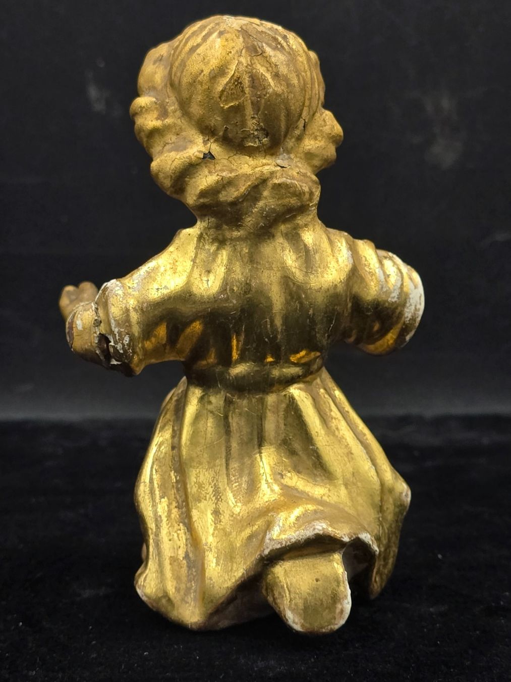 Sculture & Statue: Antiker Holzgeschnitzter Engel, vergoldet – Usato da Rorschacherberg venduto da snOOpydOg11 5
