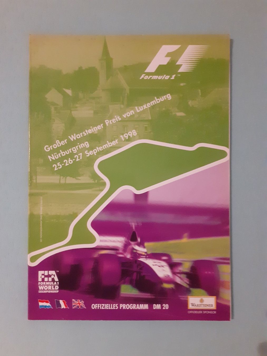 Riviste & Magazine: Programmheft Formel 1 GP Luxemburg "Nürburgring" 1998 – Usato da Aarburg venduto da Hktm