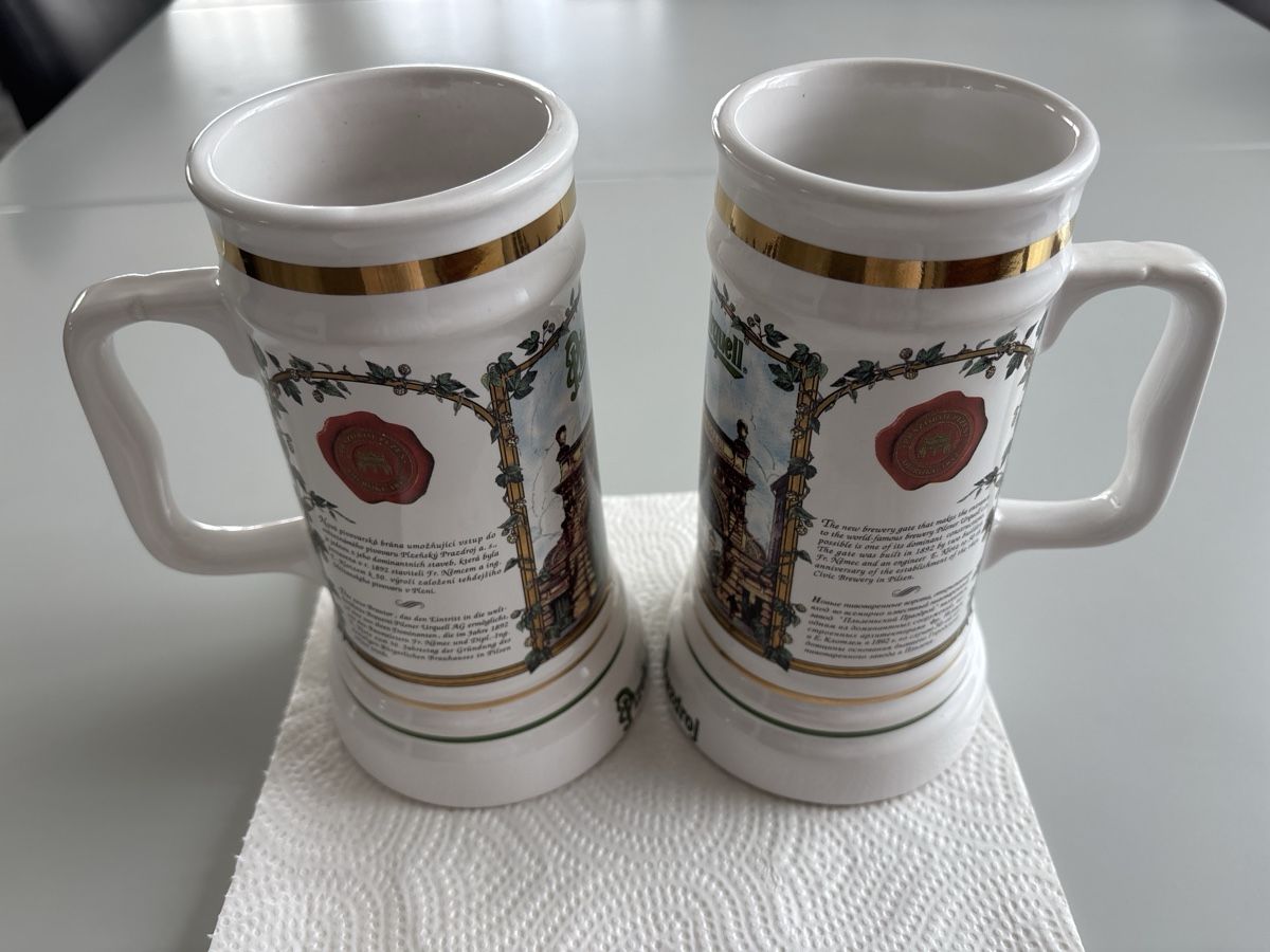 Gläser: Bierkrüge Pilsner Urquell  – Neu (gemäss Beschreibung) aus Unterengstringen von hab_dyp5 1