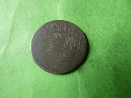 Bayern 18xx, alte Silbermünze 20 mm