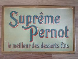 Antikes Blechschild  Supreme Pernot