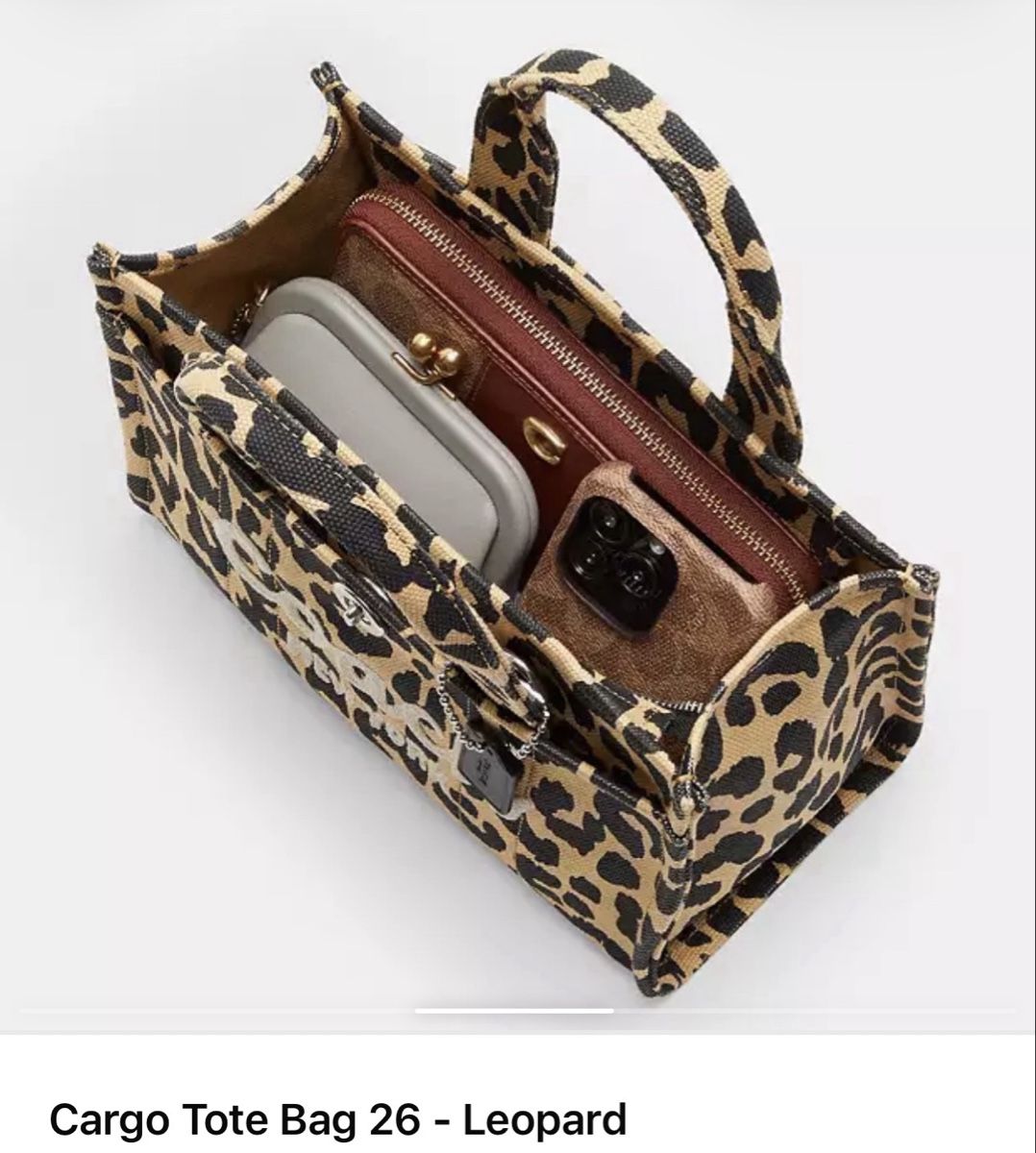 Coach Sacs: Coach Cargo Tote Bag 26 Leopard – Neuf avec emballage d'origine à Morges par fra_9pdn 2