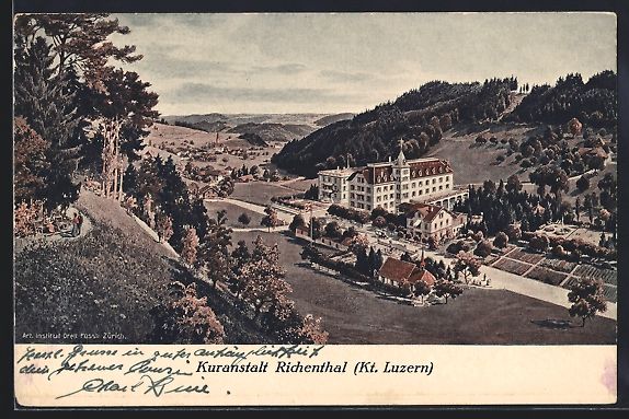 Ansichtskarten: AK Richenthal, Kuranstalt – Gebraucht aus Berlin von bartko-reher