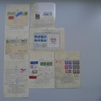 1925-1939, 7 saubere FLUGPOSTBELEGE, mit Beschrieb!
