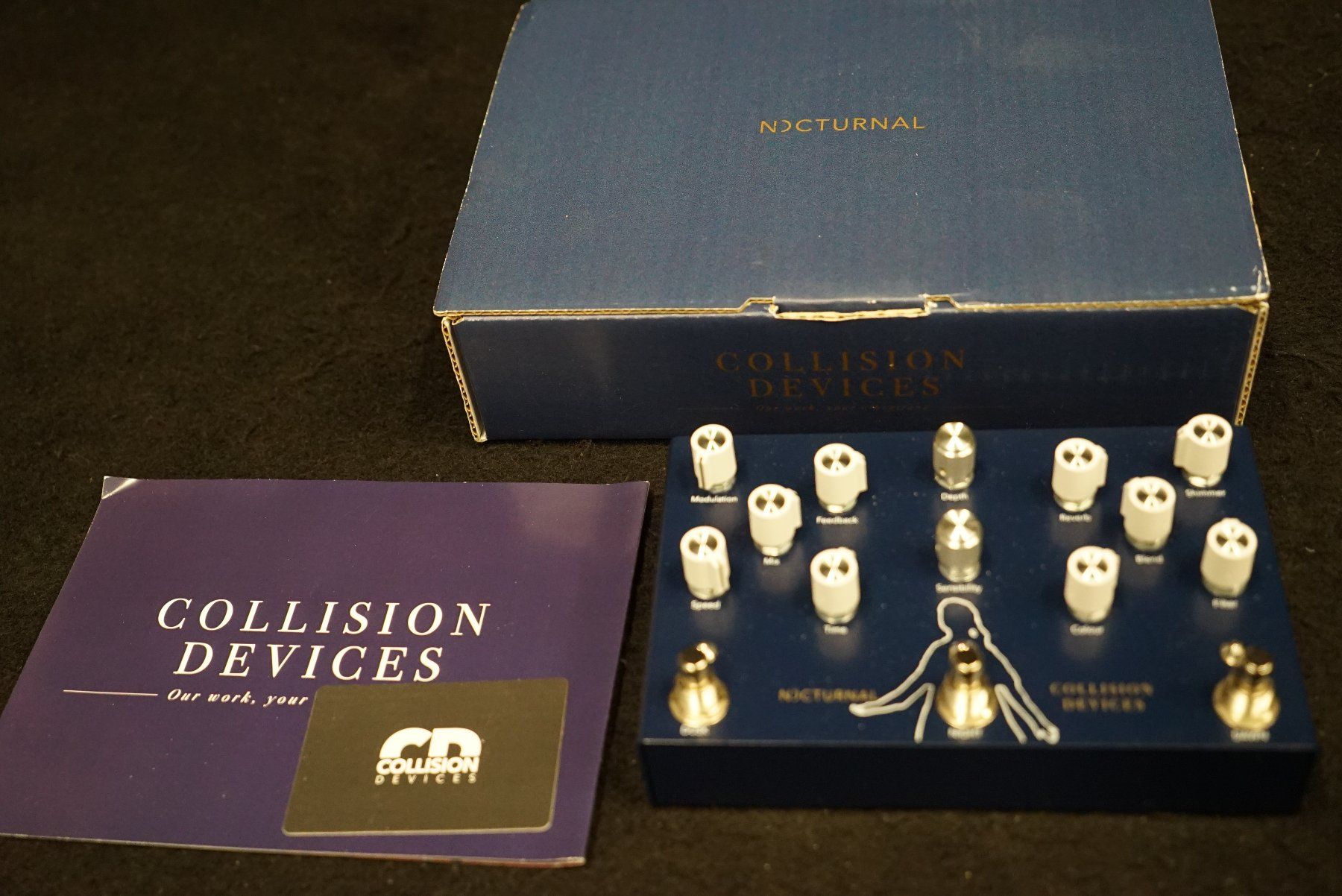 Strumenti musicali: Collision Devices Nocturnal Reverb+Modulation Delay+Tremolo – Usato da Ortschwaben venduto da Musictrade