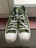 CONVERSE All star verde militare con zeppa