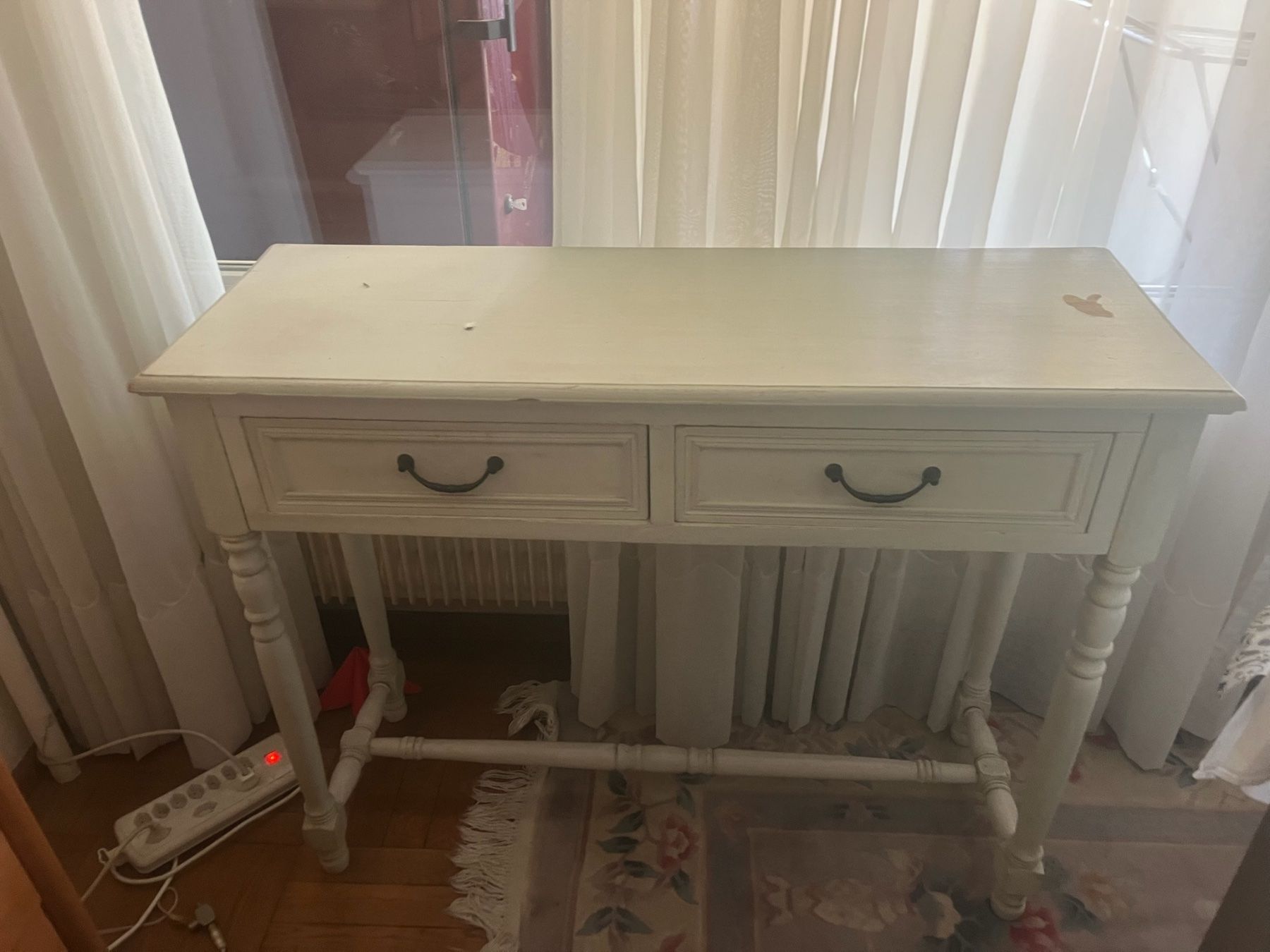 Kommoden: Console  commode blanche patinée – Gebraucht aus Genève von nikos46
