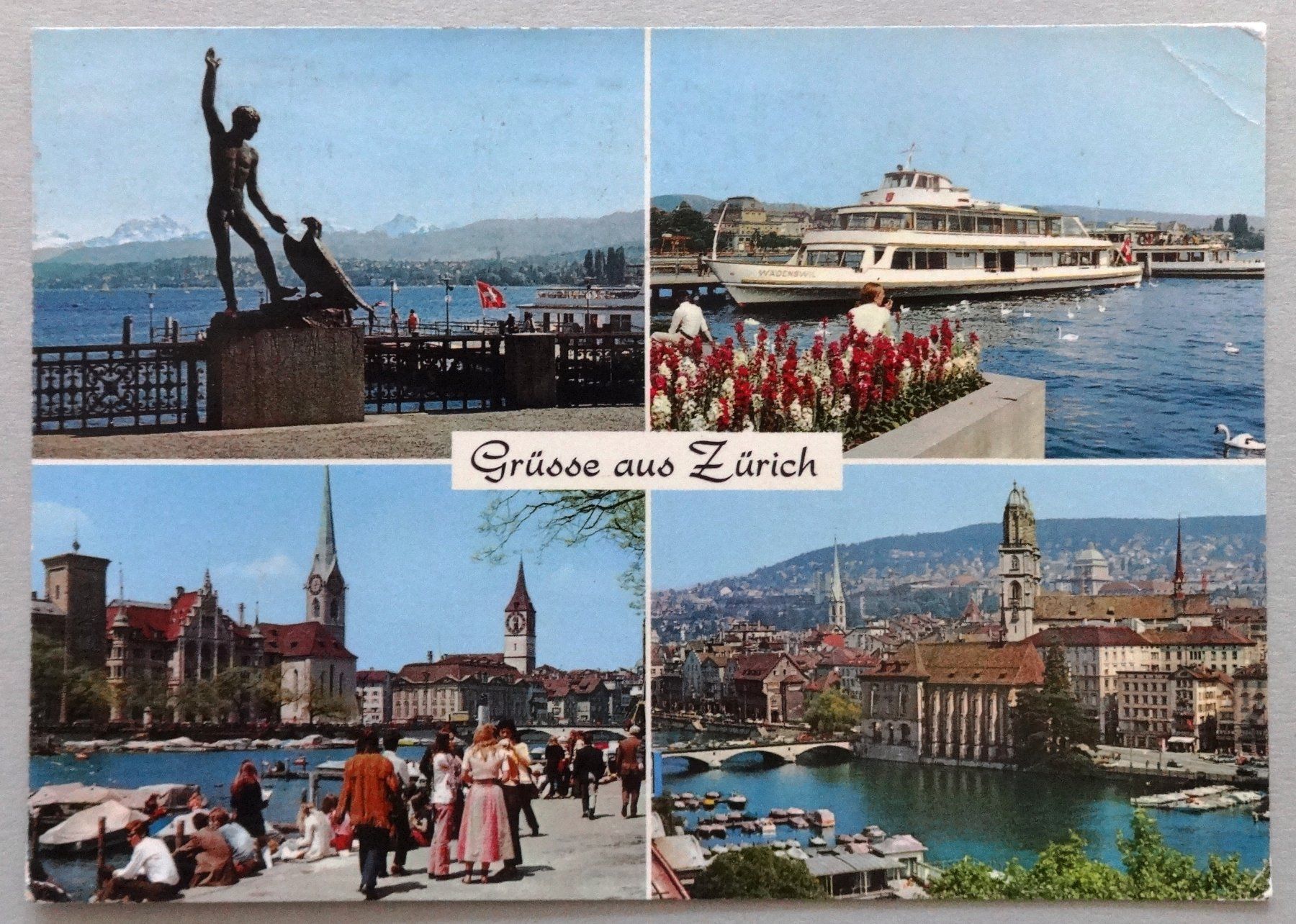 Ansichtskarten: Zürich - Multivues – Defekt aus Fétigny von Billy2miny