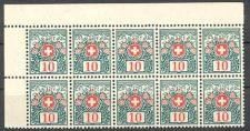 Alle Briefmarken: Nachporto Nr. 32 10er Block postfrisch – Neu (gemäss Beschreibung) aus Winterthur von Kyoung