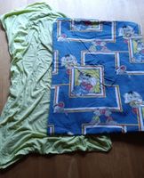 Kinder Bettwäsche mit Elefanten Mäuse Motiv.Inkl Fixleintuch