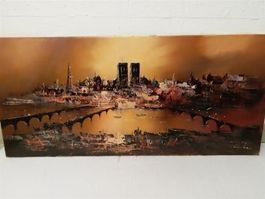 Conti "Paris Seine " Gemälde