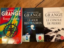 3 livres Jean-Christophe Grangé occasion état correct