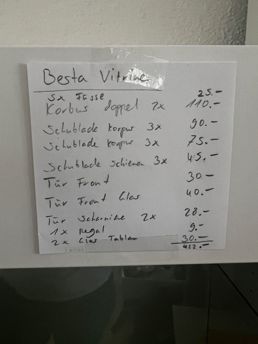 Ikea Vetrine: Vitrine von Ikea ab 1.- – Usato da Goldach venduto da aylight 4