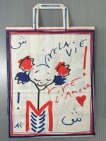 Original Eva Aeppli Migros Tragetasche Kunst signiert
