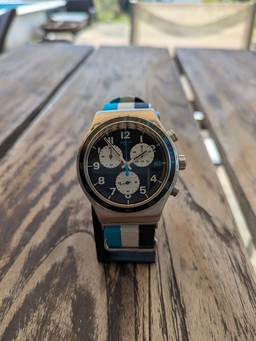 Swatch Orologi: Swatch Chrono Irony Skybond YVS409 – Usato da Adetswil venduto da testkauf